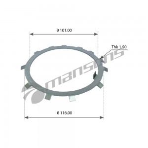 Шайба КАМАЗ-5490 MERCEDES ступицы MANSONS 700.288 MANSONS
