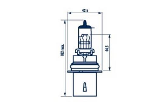 Лампа 12V HB1 65/45W P29t American Types NARVA 480043000 NARVA