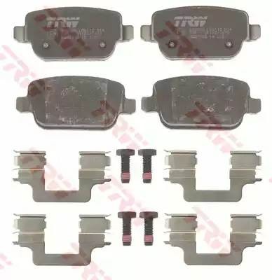 Колодки тормозные LAND ROVER Freelander задние (4шт.) TRW GDB1708 TRW