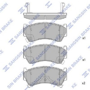 Колодки тормозные дисковые Nissan Almera 1.4-1.6i/2.0D 95-00 SP1122 SP1122 SANGSIN