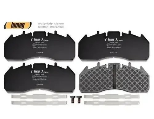 колодки дисковые !(увелич.ресурс, притирочный слой) 249.6x106.9x29.2 \RVI, VOLVO 291740090300 LUMAG