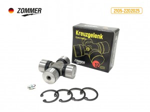 Крестовина кардана ВАЗ 2101, 2102, 2103, 2104, 2105, 2106, 2107 усил. 2105-2202025 ZOMMER