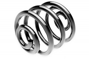 пружина задняя!\ Audi A3 96-03/TT 98-06, VW Golf 97-03 ST102060R STANDARD SPRINGS