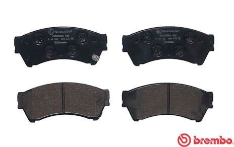 Колодки тормозные MAZDA 6 (GH) (08-) (1.8/2.0/2.5) передние (4шт.) BREMBO P 49 060 BREMBO