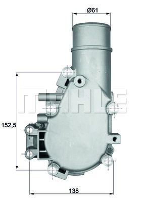AUDI / VOLVO / VW 1.9-2.5 TX 25 87D MAHLE KNECHT