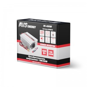 Преобразователь напряжения (инвертор) 12-220V 400Вт AVS A80684S AVS