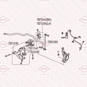 Опора шаровая нижняя L/R HONDA CR-V 07- TEA1048 TEA1048 TATSUMI