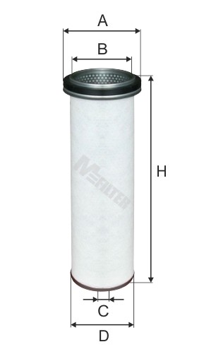 фильтр воздушный !вставка H390 D125 d105 \VALTRA/VALMET TRACTOR A898-1 MFILTER AUTOMOTIVE FILTERS