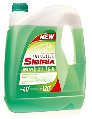 Антифриз зеленый -40C 10кг G11 SIBIRIA 800090 SIBIRIA