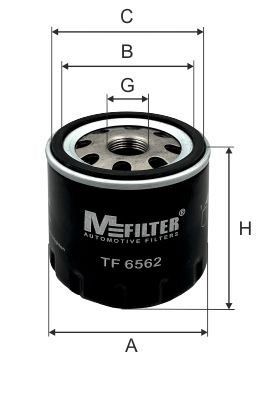 фильтр масляный!\ Renault Clio IV/Capture 1.5dCi TF6562 MFILTER AUTOMOTIVE FILTERS