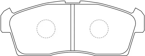 Колодки тормозные передние SUZUKI IGNIS 00/ALTO 02- BP29426 BP29426 SB NAGAMOCHI