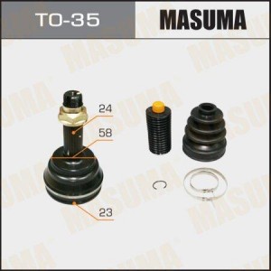 ШРУС наружный к-кт!\ Toyota Yaris 1.5i/1.4D/Yaris Verso 1.3i/1.4D 99> TO-35 MASUMA