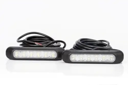 к-т дневных ходовых огней! LED, 132,7х35,4 с проводом 3,5м\ Universal FT300LED FRISTOM