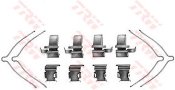 Ремкомплект передн колодок TOYOTA PREVIA 90-00 PFK361 PFK361 TRW