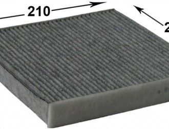 Фильтр салона угольный HONDA CIVIC 15-/21-, CR-V 16- AC28503C AC28503C AZUMI