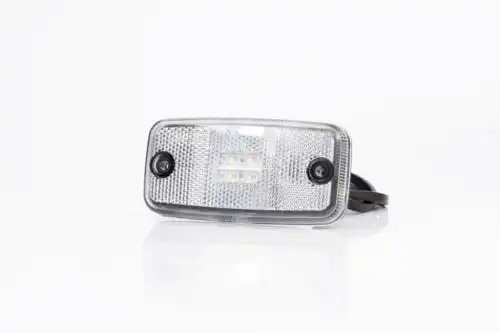фонарь габаритный! LED, белый, 110х54, с проводом 0.5м\ FT019BLED FRISTOM