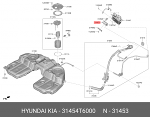 ФИЛЬТР ВЕНТИЛЯЦИИ ТОПЛИВНОГО БАКА 31454T6000 HYUNDAI KIA