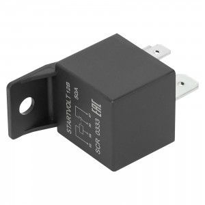 Реле автомобильное защиты стартера 4 конт. 12V 50A (без резист., с кронштейном)  SCR 0333 START VOLT