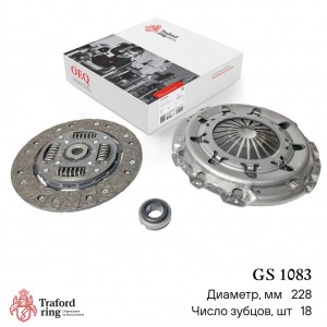 к-кт сцепления! с подшипником\ Citroen C3/C4, Peugeot 308/Partner 1.4/1.6VTi 07> GS1083 TRAFORD RING