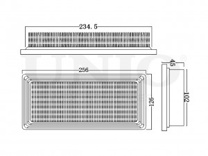 Фильтр воздушный FLT-10171 UNIO