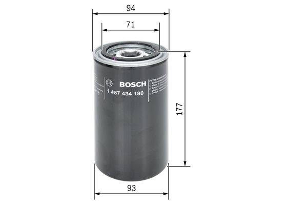 Фильтр топливный DAF 95XF MERCEDES дв.CUMMINS N14,International,Termoking BOSCH 1457434180 BOSCH