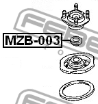 Подшипник опоры амортизатора MAZDA 323 BJ 1998-2004 MZB-003 MZB-003 FEBEST