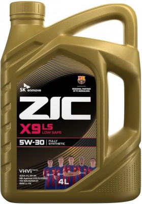 Масло моторное синтетическое RZIC X9 LS 5W-30 4л 162608 162608 ZIC