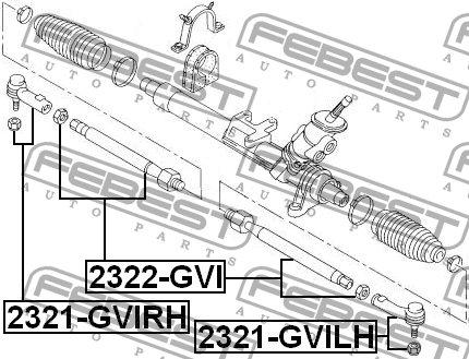 Наконечник рулевой 2321-GVILH 2321-GVILH FEBEST