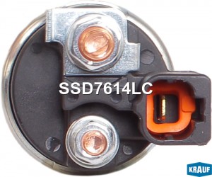 Реле втягивающее HYUNDAI Solaris (10-) стартера KRAUF SSD7614LC KRAUF