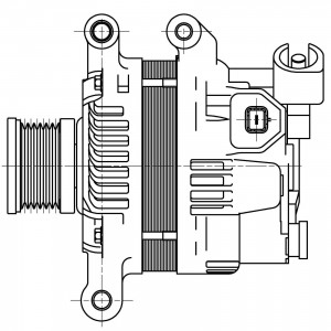 Генератор 80A LG2004 START VOLT