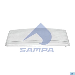 Стекло фары левое 3 серия MAN  L/M/F 2000 022036 SAMPA