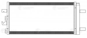 Радиатор кондиц. для ам BMW X1 (F48) (15-) M,A (LRAC 2613) LRAC 2613 LUZAR