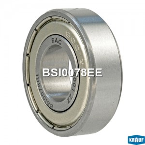 подшипник генератора! шариковый, метал.обойма 12x28x8\ BSI0078EE KRAUF
