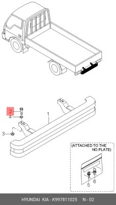 K997811025 BOLT K997811025 MOBIS