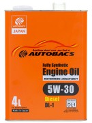 Масло моторное 5W-30 AUTOBACS Fully Synthetic DIESEL DL-1 4л A00033252 A00033252 AUTOBACS