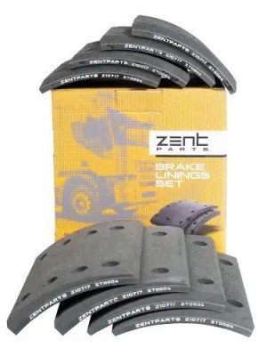 накладки тормозные STD! 19515 19.5-8.4 (300x200)(С ЗАКЛ.93252 8x18 64) Kassbohre Z10717 ZENTPARTS