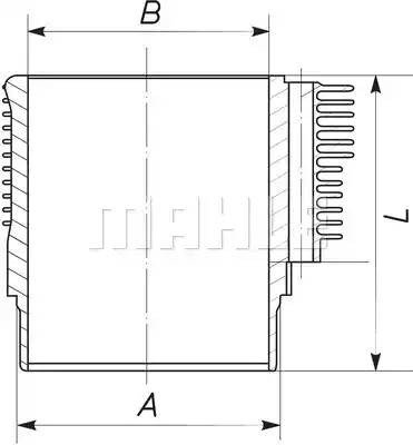 Гильза цилиндра 6/8Х 003 WN 38 01 MAHLE KNECHT