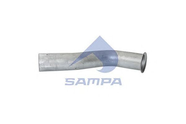 Труба выхлопная глушителя MAN TGA передняя SAMPA 021299 SAMPA