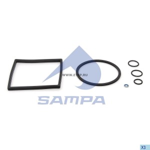 Комплект прокладок, Топливный фильтр 020629 SAMPA