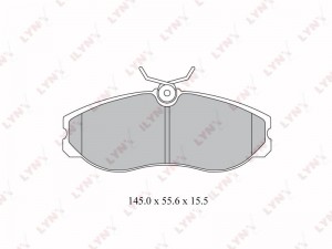 Колодки тормозные дисковые передние BD-3028 LYNXAUTO