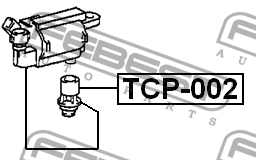 Наконечник катушки зажигания TOYOTA MARK 2/CHASER/CRESTA GX100 1996-2001 TCP-002 TCP-002 FEBEST