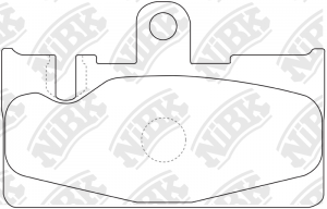 Колодки тормозные LEXUS GS430 (00-05),LS430 (00-),SC430 (01-) задние (4шт.) NIBK PN1456 NIBK
