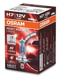 Лампа галогенная Night Braker Laser H7 12V 55W PX26d 3800K 64210NL 64210NL OSRAM