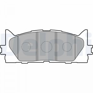 LP2169 колодки дисковые п.\ Toyota Camry ACV 40/45 06> LP2169 DELPHI
