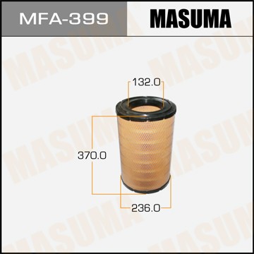 фильтр воздушный! H367 D237 d131\ Hitachi/John Deere Equipment MFA399 MASUMA