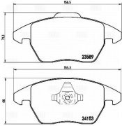 Колодки торм. Peugeot 208 (12-)/308 (07-) диск. перед. (PF 4199) PF4199 TRIALLI