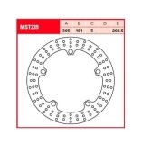 Диск тормозной MST239 MST239 TRW LUCAS