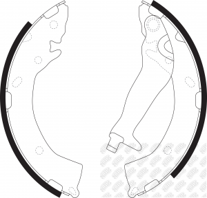 Колодки тормозные барабанные HYUNDAI GETZ 05-10 203x32mm FN0609 FN0609 NIBK
