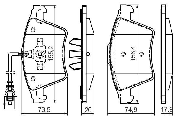 TOUAREG (2002>) 0 986 494 164 BOSCH