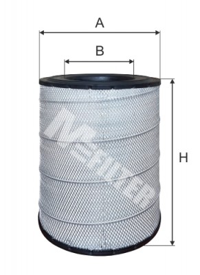 воздушный фильтр !485-303/169 \MAN 19.342/19.343/19.403 A333 MFILTER AUTOMOTIVE FILTERS